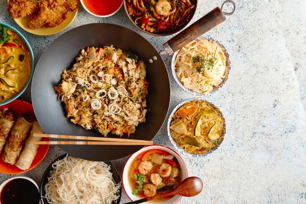 cocina asiática en corea