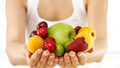 Frutas y verduras sanas