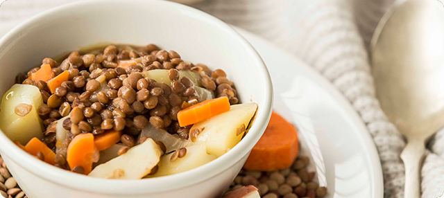 alimentos suaves y legumbres